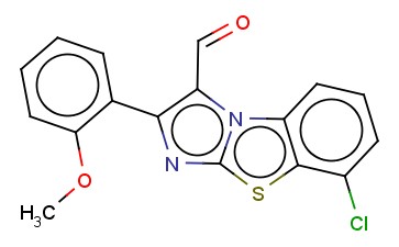 8-CHLORO-2-(2-METHOXYPHENYL)IMIDAZO[2,1-B]BENZOTHIAZOLE-3-CARBOXALDEHYDE