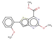 METHYL 2-METHOXY-6-(2-METHOXYPHENYL)THIENO[3,2-D]PYRIMIDINE-4-CARBOXYLATE