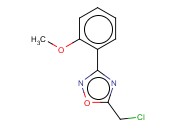 5-(CHLOROMETHYL)-3-(2-METHOXYPHENYL)-1,2,4-<span class='lighter'>OXADIAZOLE</span>