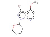 3-BROMO-1-(TETRAHYDRO-2H-PYRAN-2-YL)-4-METHOXY-1H-PYRAZOLO[3,4-B]PYRIDINE