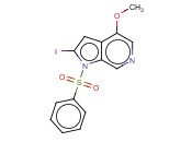1-(PHENYLSULFONYL)-2-IODO-4-METHOXY-6-AZAINDOLE