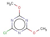 2-CHLORO-4,6-DIMETHOXY-<span class='lighter'>1,3,5-TRIAZINE</span>