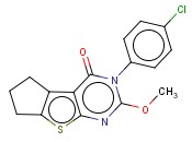 3-(4-CHLOROPHENYL)-2-METHOXY-6,7-DIHYDRO-3H-CYCLOPENTA[4,5]THIENO[2,3-D]PYRIMIDIN-4(5H)-ONE