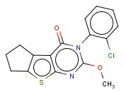 3-(2-CHLOROPHENYL)-2-METHOXY-6,7-DIHYDRO-3H-CYCLOPENTA[4,5]THIENO[2,3-D]PYRIMIDIN-4(5H)-ONE