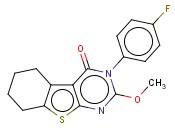 3-(4-FLUOROPHENYL)-2-METHOXY-5,6,7,8-TETRAHYDROBENZO[4,5]THIENO[2,3-D]PYRIMIDIN-4(3H)-ONE