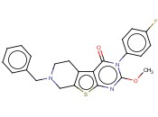 7-BENZYL-3-(4-FLUOROPHENYL)-2-METHOXY-5,6,7,8-TETRAHYDROPYRIDO[4',3':4,5]THIENO[2,3-D]PYRIMIDIN-4(3H)-ONE