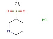 3-(METHYLSULFONYL)<span class='lighter'>PIPERIDINE</span> <span class='lighter'>HYDROCHLORIDE</span>