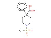 1-METHANESULFONYL-4-<span class='lighter'>PHENYLPIPERIDINE</span>-4-CARBOXYLIC ACID