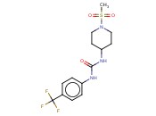 1-(1-(METHYLSULFONYL)PIPERIDIN-4-YL)-3-(4-(TRIFLUOROMETHYL)PHENYL)UREA
