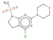 4-(4-CHLORO-7-(METHYLSULFONYL)-6,7-DIHYDRO-5H-PYRROLO[2,3-D]PYRIMIDIN-2-YL)MORPHOLINE