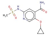 5-CYCLOPROPOXY-2-(METHYLSULFONAMIDO)<span class='lighter'>ISONICOTINAMIDE</span>
