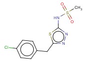 N-[5-(4-CHLOROBENZYL)-1,3,4-THIADIAZOL-2-YL]METHANESULFONAMIDE