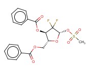 ((2R,3R)-3-(Benzoyloxy)-4,4-difluoro-5-((methylsulfonyl)oxy)tetrahydrofuran-2-yl)methyl benzoate