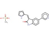 (Z)-3-((1H-PYRROL-2-YL)METHYLENE)-5-(PYRIDIN-3-YL)INDOLIN-2-ONE METHANESULFONATE