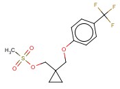 1-[[4-(TRIFLUOROMETHYL)PHENOXY]METHYL]-CYCLOPROPANEMETHANOL, METHANESULFONATE