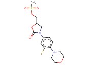 3-[3-氟-4-(4-<span class='lighter'>吗</span><span class='lighter'>啉</span><span class='lighter'>基</span>)苯基]-5-[[(甲磺酰<span class='lighter'>基</span>)氧基]甲基]-2-恶唑烷酮