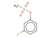 PHENOL, <span class='lighter'>3-FLUORO-</span>, <span class='lighter'>1-METHANESULFONATE</span>