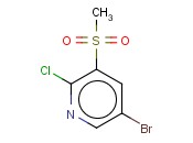 5-<span class='lighter'>溴</span>-2-氯-3-<span class='lighter'>甲</span><span class='lighter'>磺</span><span class='lighter'>酰</span>吡啶