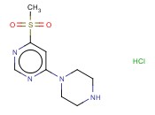 4-(METHYLSULFONYL)-6-(PIPERAZIN-1-YL)PYRIMIDINE HYDROCHLORIDE