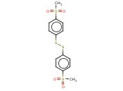 BIS(4-METHYLSULFONYLPHENYL) <span class='lighter'>DISULFIDE</span>