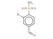 3 -<span class='lighter'>溴</span>-4 - （<span class='lighter'>甲</span><span class='lighter'>磺</span><span class='lighter'>酰</span><span class='lighter'>基</span>）苯甲醛