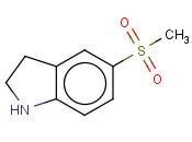 2,3-Dihydro-5-(methylsulfonyl)-(1H)-indole