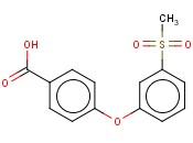 4-(3-METHYLSULFONYLPHENOXY)BENZOIC ACID