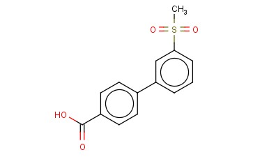 3'-(METHYLSULFONYL)-<span class='lighter'>4-BIPHENYLCARBOXYLIC</span> ACID