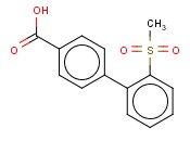 2'-(METHYLSULFONYL)-4-BIPHENYLCARBOXYLIC ACID