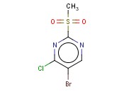 4-氯-5-<span class='lighter'>溴</span>-2-<span class='lighter'>甲</span><span class='lighter'>磺</span><span class='lighter'>酰</span><span class='lighter'>基</span>嘧啶