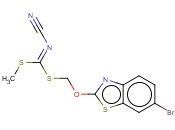 [(6-BROMOBENZO[D]THIAZOL-2-YLOXY)METHYL]METHYL CYANOCARBONIMIDODITHIOATE