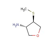 (3S,4R)-4-(METHYLTHIO)TETRAHYDROFURAN-3-AMINE