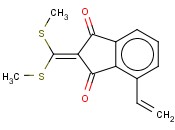 2-(BIS(METHYLTHIO)METHYLENE)-4-VINYL-1H-INDENE-1,3(2H)-DIONE