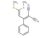 4,4-双(<span class='lighter'>甲</span><span class='lighter'>硫</span>)-2-苯基-1,3-丁<span class='lighter'>二</span>烯-1,1-<span class='lighter'>二甲</span>腈
