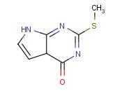 2-(METHYLTHIO)-4AH-PYRROLO[2,3-D]PYRIMIDIN-4(7H)-ONE