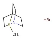 1-AZABICYCLO[2.2.2]OCTANE, 4-(METHYLTHIO)-, HYDROBROMIDE (1:1)