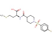 N-((1-[(4-FLUOROPHENYL)SULFONYL]PIPERIDIN-4-YL)CARBONYL)-L-METHIONINE