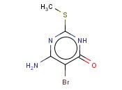 4(3H)-PYRIMIDINONE, 6-AMINO-5-BROMO-2-(METHYLTHIO)-