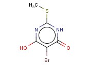 4(3H)-PYRIMIDINONE, 5-BROMO-6-HYDROXY-2-(METHYLTHIO)-