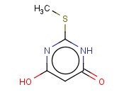 6-<span class='lighter'>HYDROXY</span>-2-(METHYLTHIO)PYRIMIDIN-4(3H)-ONE