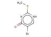5-BROMO-2-(<span class='lighter'>METHYLSULFANYL</span>)-4(1H)-PYRIMIDINONE
