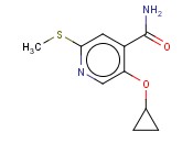5-CYCLOPROPOXY-2-(METHYLTHIO)<span class='lighter'>ISONICOTINAMIDE</span>