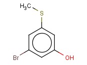 3-bromo-5-(<span class='lighter'>methylthio</span>)phenol
