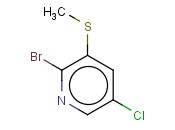 2-BROMO-5-CHLORO-3-(METHYLTHIO)PYRIDINE