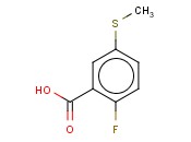 2-<span class='lighter'>氟</span>-5-甲硫基<span class='lighter'>苯甲酸</span>