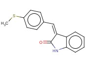 1,3-DIHYDRO-3-[[4-(METHYLTHIO)PHENYL]METHYLENE]-2H-INDOL-2-ONE