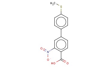 4-(4-METHYLTHIOPHENYL)-2-NITROBENZOIC ACID