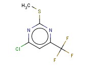 4-Chloro-2-(methylsulfanyl)-6-(trifluoromethyl)pyrimidine