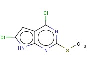 4,6-二氯-2-甲硫基-7H-吡咯并[2,3-d]嘧啶