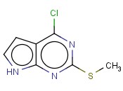 4-氯-2-(甲硫基)-7H-吡咯并[2,3-D]嘧啶